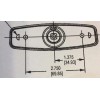 TRIMARK TM929 Keys Truck Bed Tonneau Cover Lock Pop-up T-handle