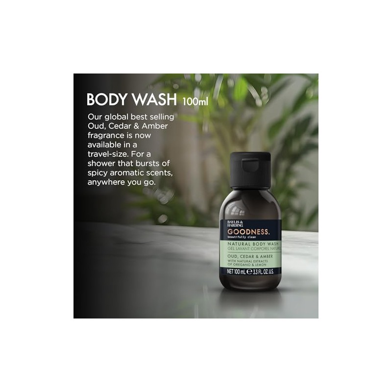 Baylis & Harding Goodness Oud, Cedar & Amber Body Wash