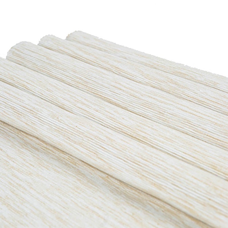 Nicola Spring Cotton Fabric Placemats - Natural - Pack of