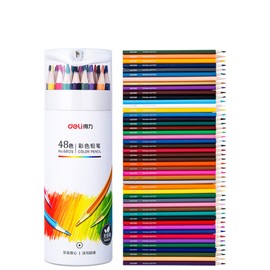 deli Colored Pencils for Coloring Drawing Sketching, Set of 48 colors
