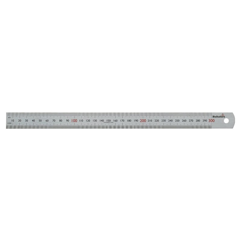 Hultafors 554103 STL300 Steel Ruler - White