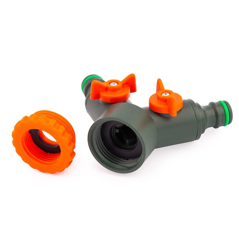 MIVOS 2-Way Splitter for Taps with 3/4 Inch and 1