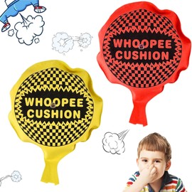 2Pcs Whoopee Cushion, Whoopee Cushion Kids and Adult, Farting Classic Jokes Collection Whoopie Toys, Whoopie Cushion Funny Birthday Joke Prank Present Christmas Stocking Filler Toy