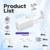 Makalong 4pcs Ear Piercing Kit, Self Ear Piercing Gun, Easy