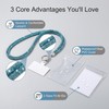 Fashion Sparkle Crystal Rhinestone Neck Lanyard,Bling Badge Holder with 2PCS