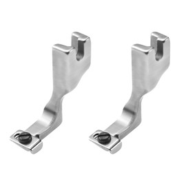 Wbgraceful 2Pcs Zipper Foot Adjustable Invisible Zipper Foot Metal Sewing Machine Foot for Ordinary/Computerized Sewing Machine, Tailor's Shop - Premium Sewing Supplies