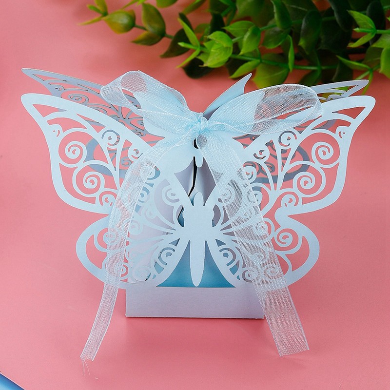 100PCS Wedding Favor Sugar Chocolate Boxes Wedding Decoration for Wedding