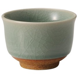 山下 Crafts Tea Pottery φ 8.5 × 6 cm (150cc) Celadon Anti Sencha Green 15027310
