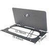 Hooke Road RAM Rear Seat Floor Storage Organizer Tray Lock