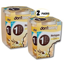 Don't Worry Meringue Cookies Keto Friendly | Vanilla | 2 PACKS