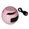 Multifunctional Bluetooth 5.0 Alarm Clock Speaker Rechargeable Ball Shape Portable