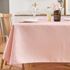 SPRICA Jacquard Tablecloth Water Resistance Solid Colour Heavy Weight Soft
