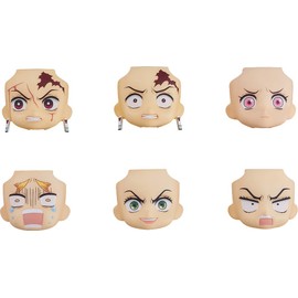 Nendoroid More Demon Slayer Torikaekko Face Demon Slayer 01 Non-Scale Plastic Painted Trading Figures, Box of 6