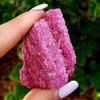 Red Honeycomb Ruby Corundum from Brazil - Raw rough free