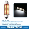 X AUTOHAUX LED Festoon Light White 41mm 211 212 24SMD