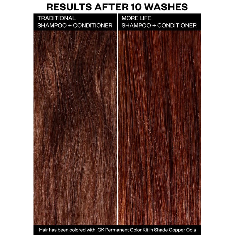 IGK More Life Color Extending Gloss Shampoo 236ml