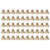 50Pcs Flat Hex Socket Screw M3 Pure Copper Countersunk Head