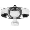Hourleey 360 Degree Metal Spot Sprinkler, 2 Pack Circle Pattern