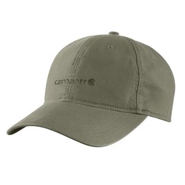 Carhartt Women's Canvas Embroidered Graphic Cap, Dusty Olive, One Size