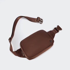 Everywhere Belt Bag Large 2L, Pander Waterproof Everywhere Fanny Pack Purse for Women and Men with Adjustable Strap. (Coca Mocha)