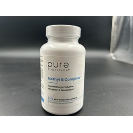 Pure Methyl B Complete Vitamin Support Supplement 120 Capsule EXP 05/26