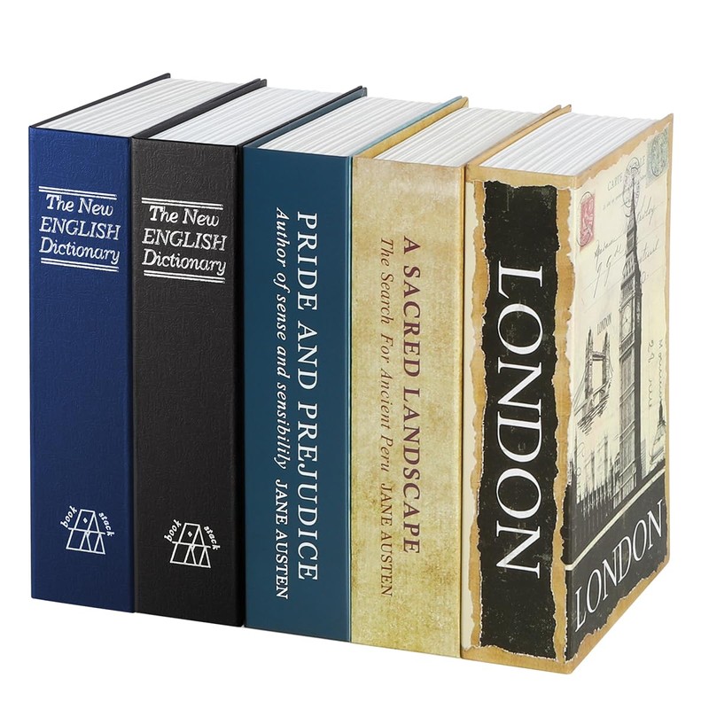 Jssmst Dictionary-type Safe Hidden Book Safe 9.4 x 6.3 x