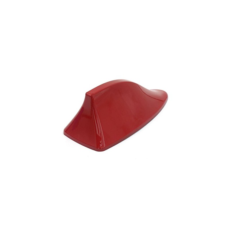 uxcell Red Stick-on Shark Fin Shaped AM/FM Signal Antenna Aerial