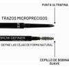 Lápiz Definidor de Cejas Palladio Retráctil Ultra Preciso, Ash Brown