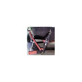 Rod Saver 2PB2VP Paddle Buckle Transom Tie-Down w/Orange Pads - 2" X 2"