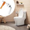 Wjelet 1Pcs Toilet Flush Handle, Toilet Flush Handle Replacement, Chrome