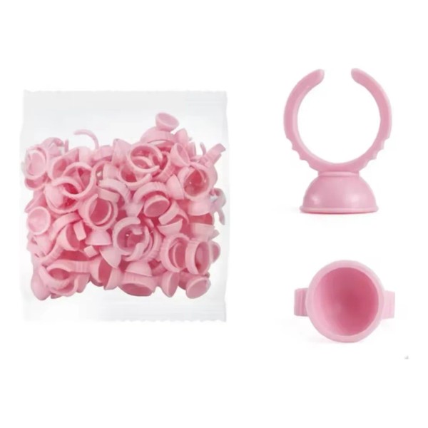 Anillos Para Microblading Pegamento Pigmentos Anillo 200 Pzs