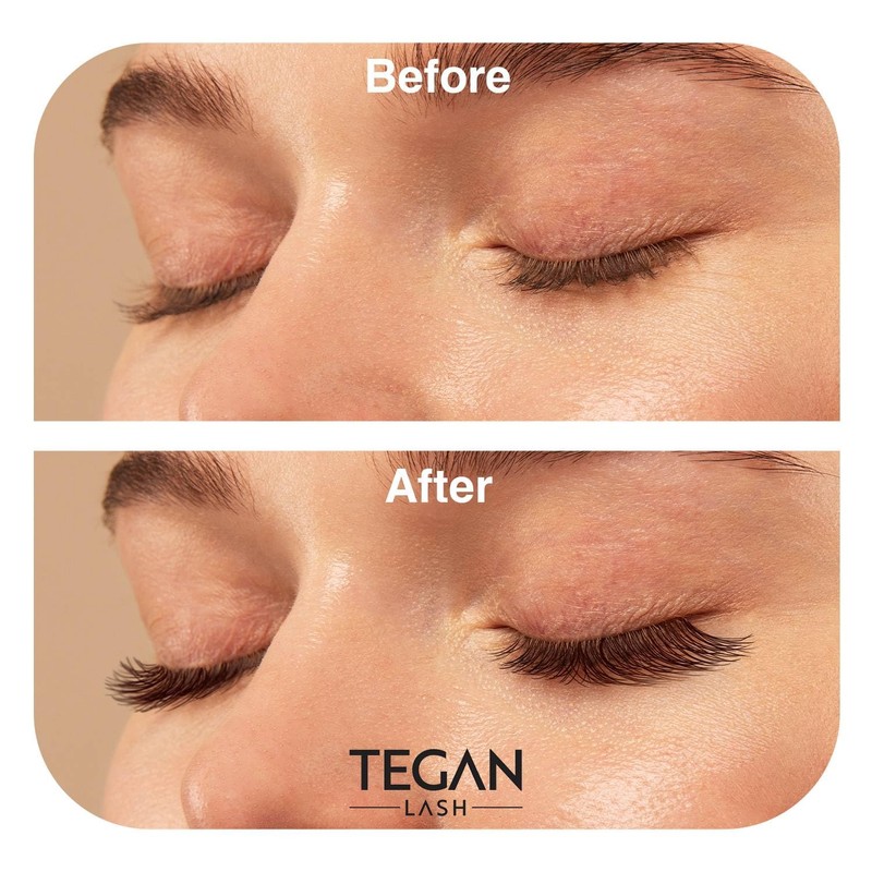 TEGAN LASH 500 Extensiones De Pestañas Promade Fans Volume, Pestañas