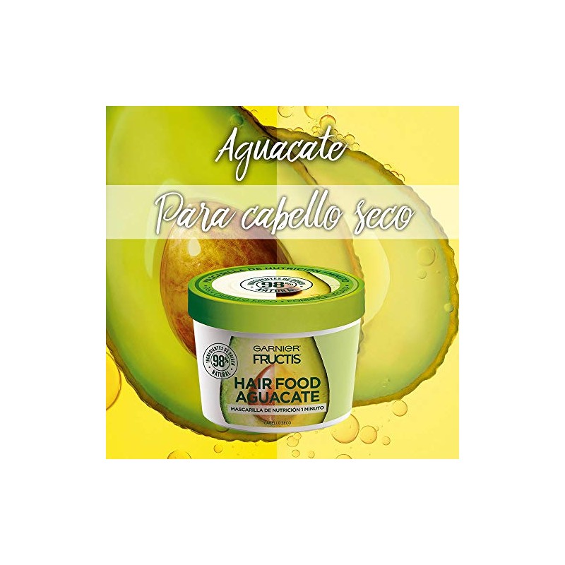 Garnier Fructis H5537200 Mascarilla Cabello Natural Vegana Anti Frizz Hair