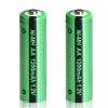 PKCELL 2pcs AA Ni-MH 1200mAh Rechargeable Battery 1.2V Batteries Button