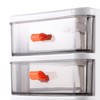 Operitacx desk drawer storage bins plastic storage drawers storage container