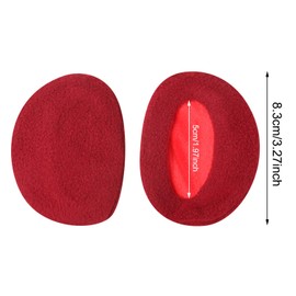 SATINIOR 6 Pairs Earmuffs Bandless Fleece Ear Warmers Winter Ear Covers Unisex, 6 Colors (Solid Color)