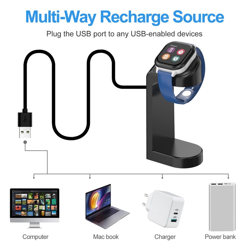 Soarking - Soporte de Carga cómodo con Reloj Gizmo 2