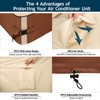Westblue Air Conditioner Cover for Outside Units-Heavy Duty 600D AC