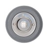 Modern Living Round Wireless Doorbell in Grey Ash and Brushed
