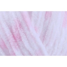 James C Brett Flutterby Chunky Yarn, 100g, Polyester (B16 Pink Spot)