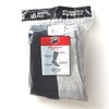 RAILROAD SOCK Crew Socks 6 Pairs (Grey/Black)