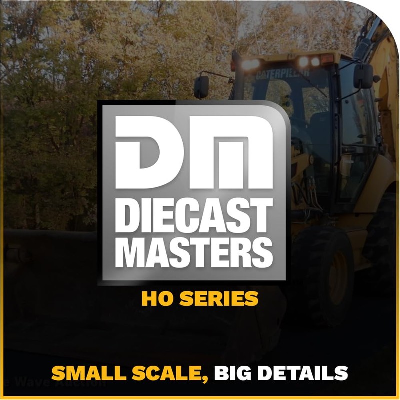 Diecast Masters 1/87 Caterpillar 450E Backhoe Loader- High Line Series