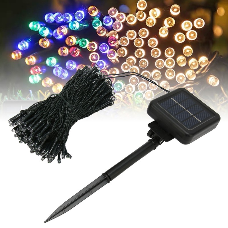 LED Solar String Lights 8 Modes 200 Lamps 22 Meters