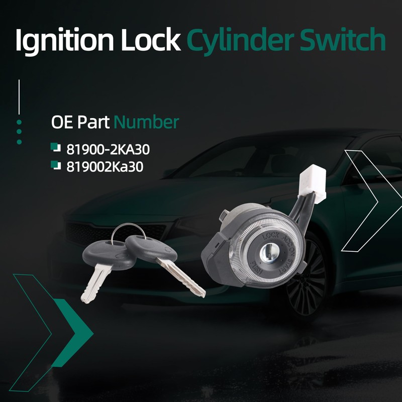 Riyhch 81900-2KA30 Ignition Lock Cylinder Switch Compatible with Kia Soul
