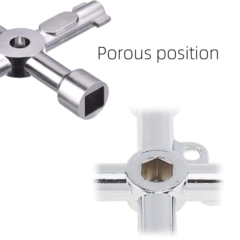 Shoyisenka 3 pieces of 4-hole universal cross key - multi-function
