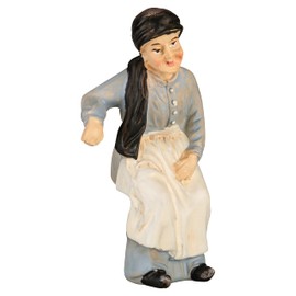 MaMeMi Nativity Scene Figurine (Grandma) - Sitting Grandma as Nativity Scene Decoration [Approx. 7 cm High, Hand-Painted Polyserine/Resin]