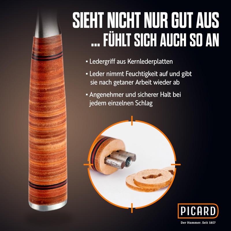 PICARD Roofing Hammer No. 790 + Mini BlackGiant® + Sticker