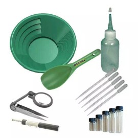 GG11 14" Green Gold Pan Panning Kit