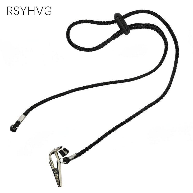 RSYHVG 2 PCS Black Adjustable Bib Holder Clips Napkin Holders