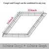 Heavy Duty Chicken Run Tunnel for Yard & Outside, Foldable